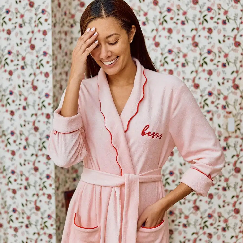 Women's Long Scallop Lightweight Robe