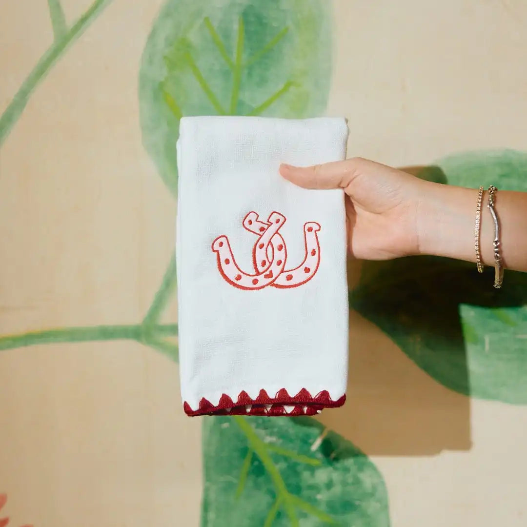 Stitched Edge Powder Bath Towels (pair)
