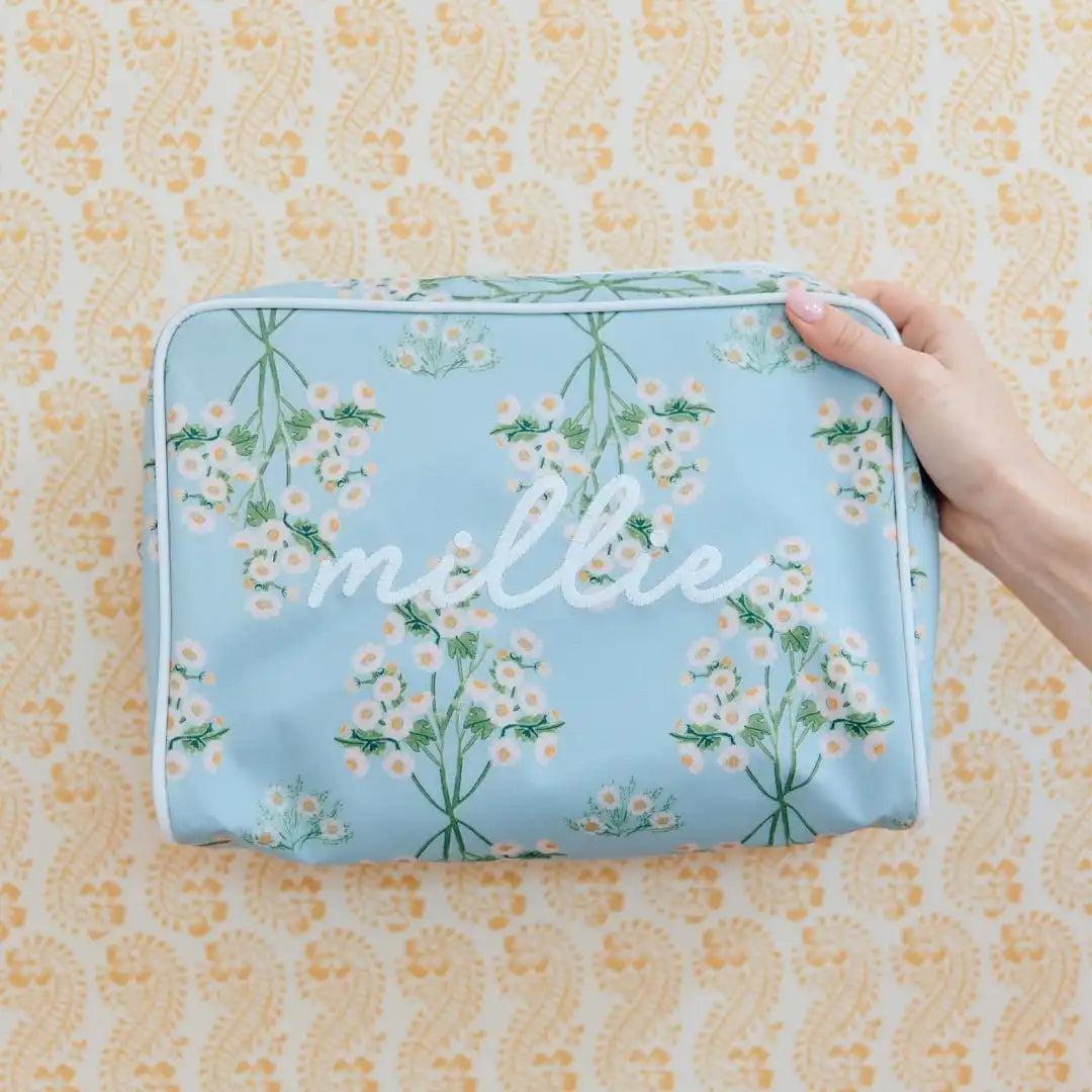 Lulie Wallace x Weezie Large Patterned Toiletry Bag