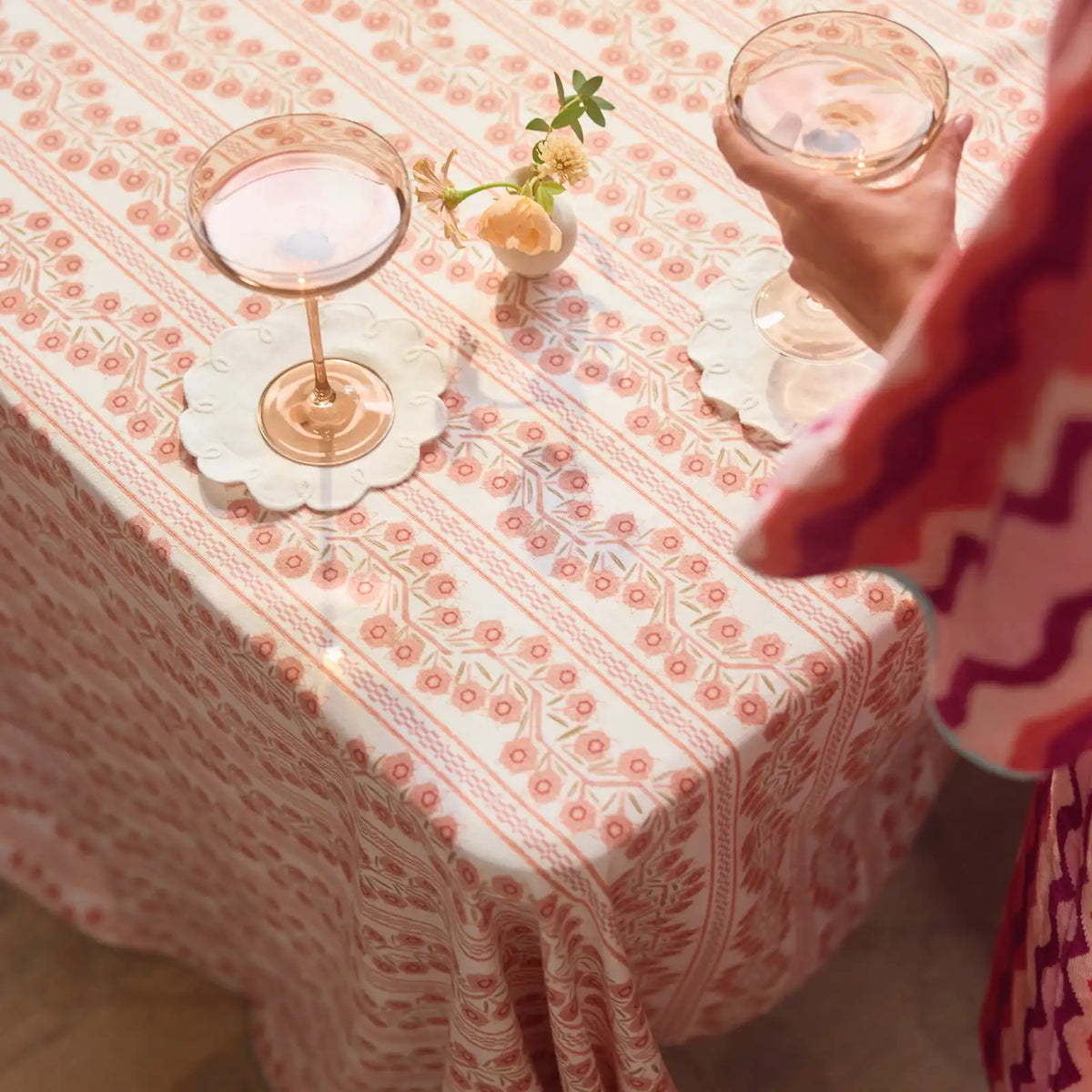 Teil Duncan Henley x Weezie Patterned Tablecloth