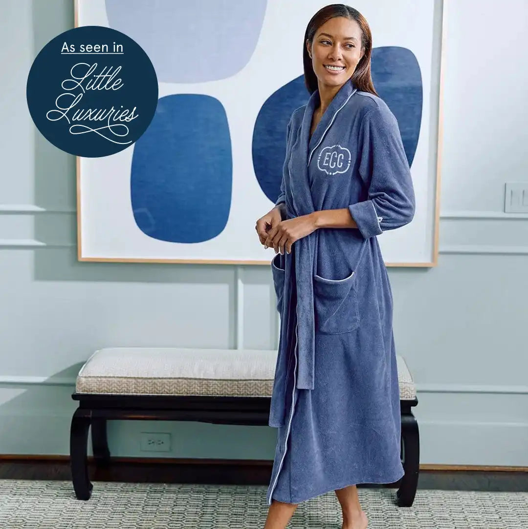 Women's Long Scallop Lightweight Robe
