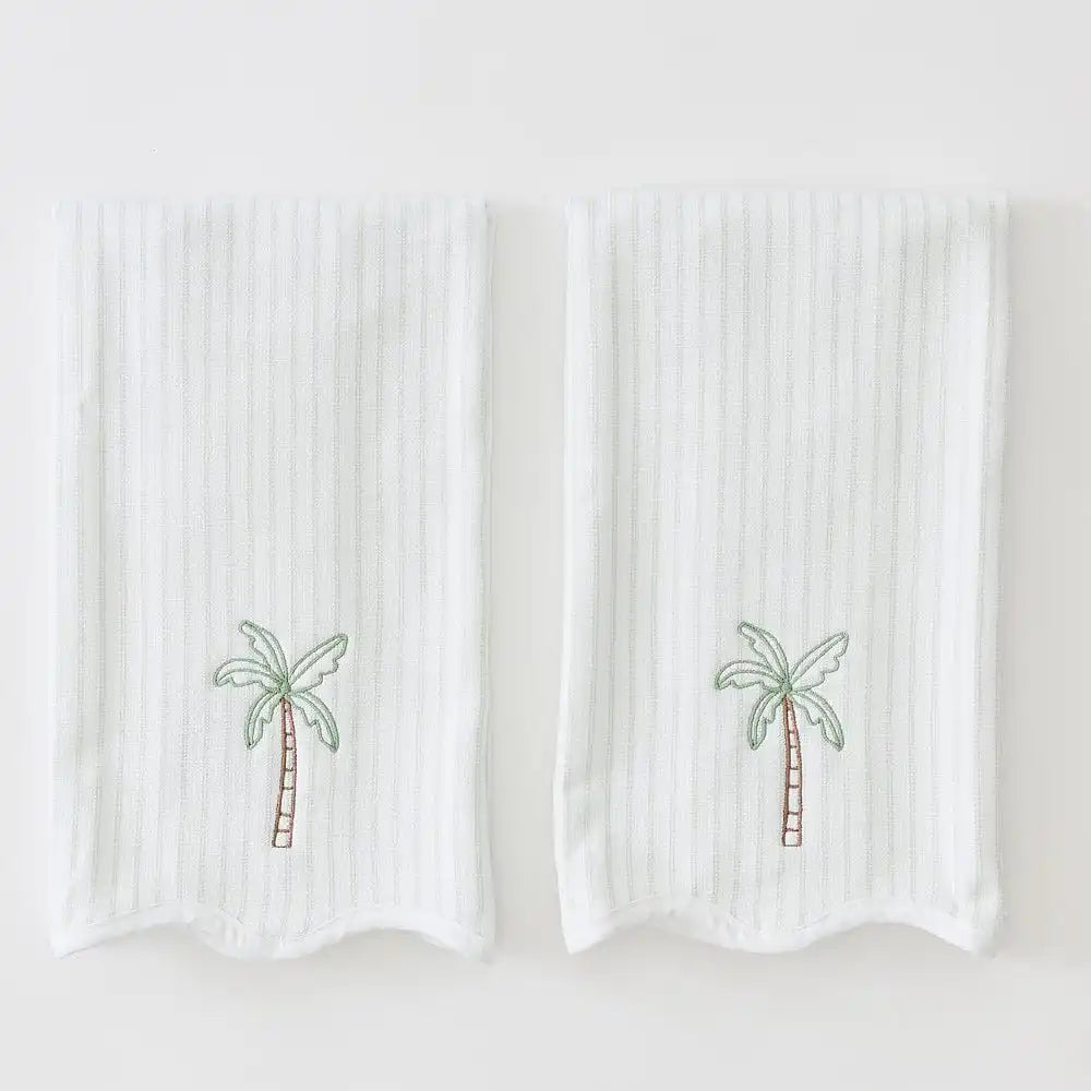 Palm Tree Kitchen Towels (pair)