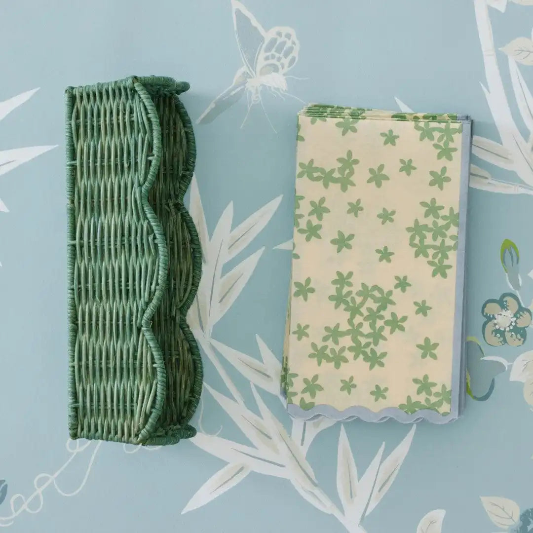 Rattan Paper Guest Towel Tray
