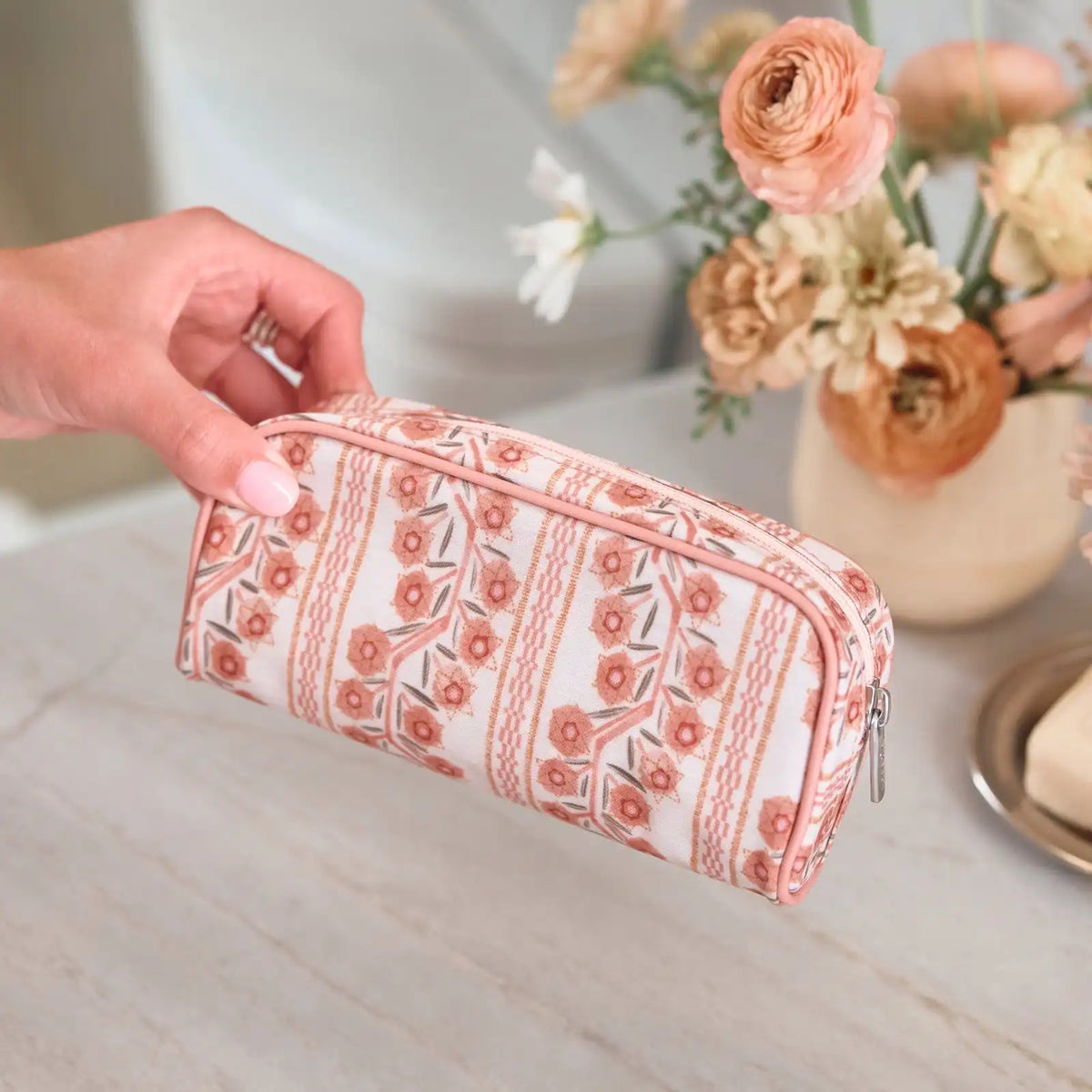 Teil Duncan Henley x Weezie Small Patterned Toiletry Bag